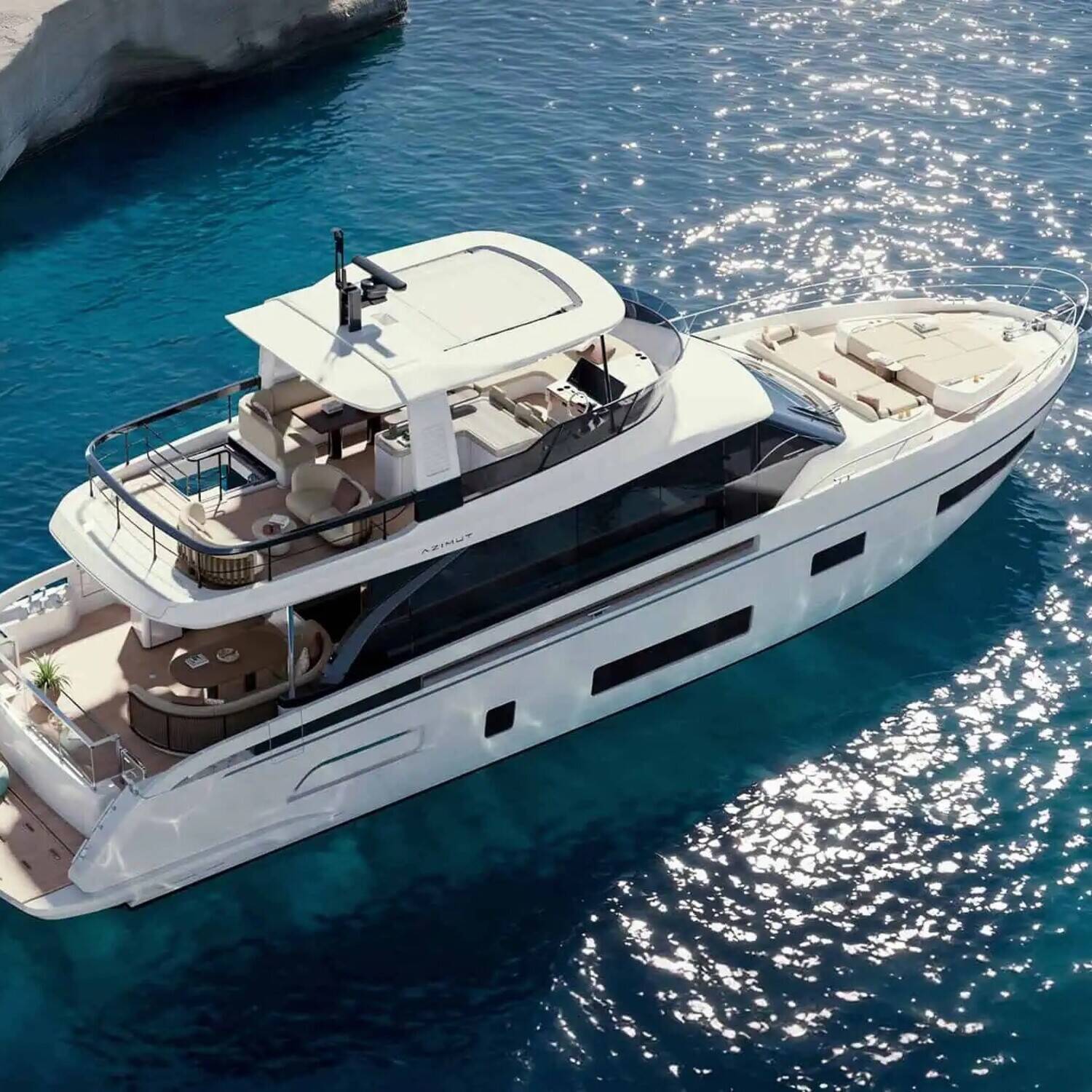 Azimut Fly 70 - яхта для осознанного комфорта