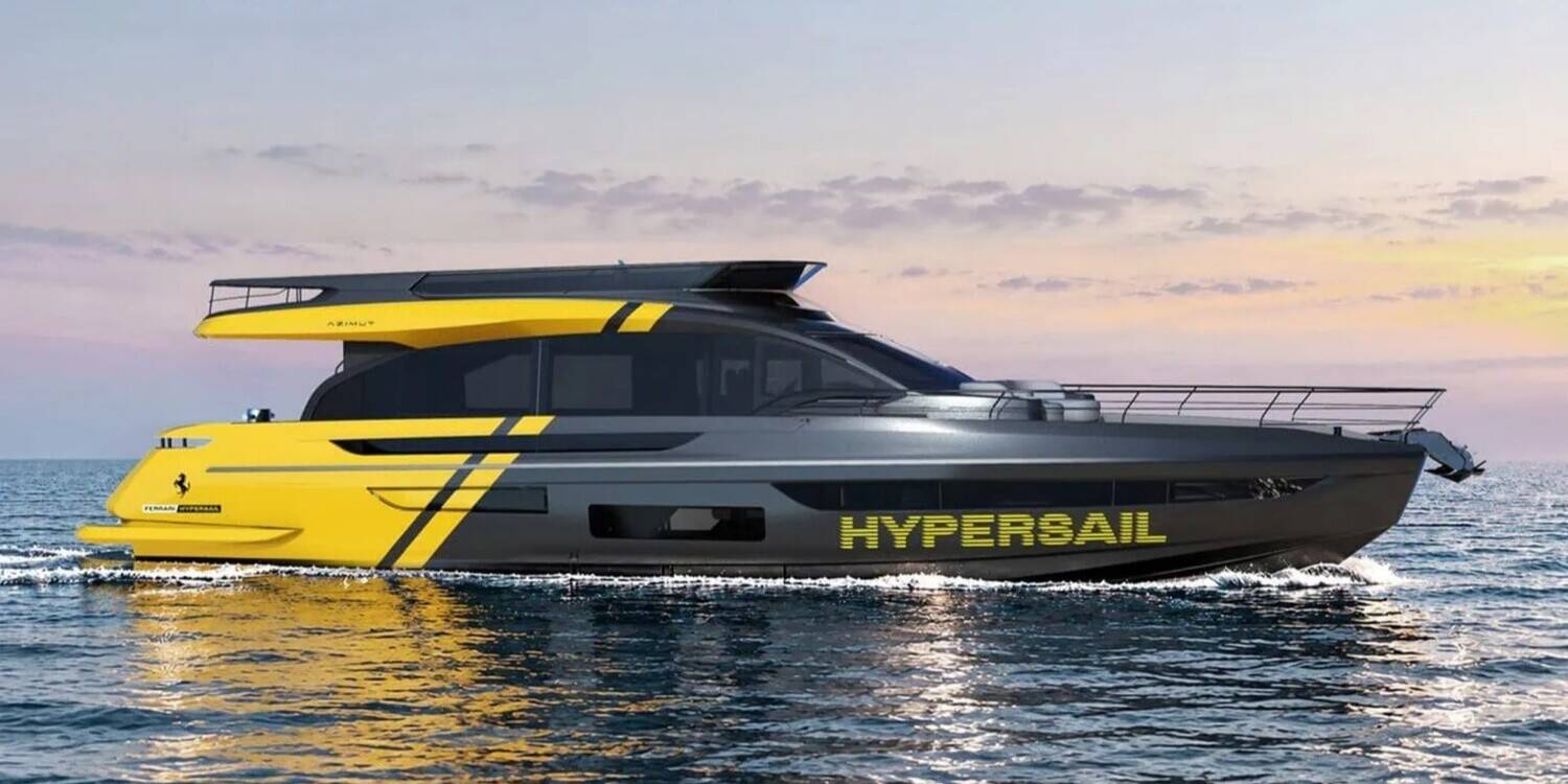 Azimut Yachts и Ferrari: Fly 72 x Ferrari Hypersail - поддержка гоночного проекта