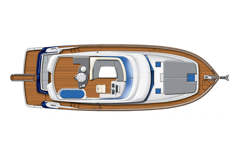 План сверху Magellano 43 Fly